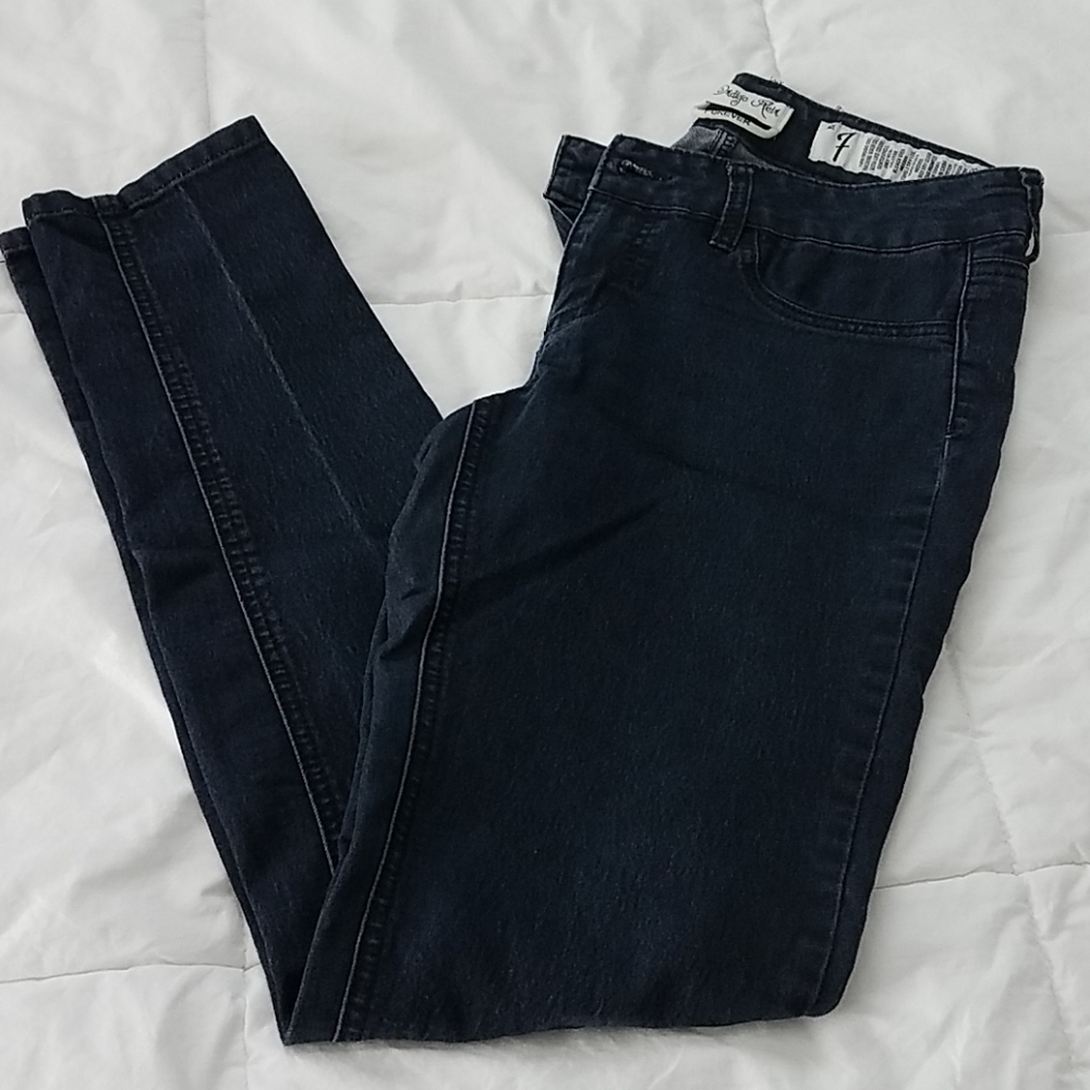 Indigo Rein Strethcy Skinny Jeans Deep Blue 7